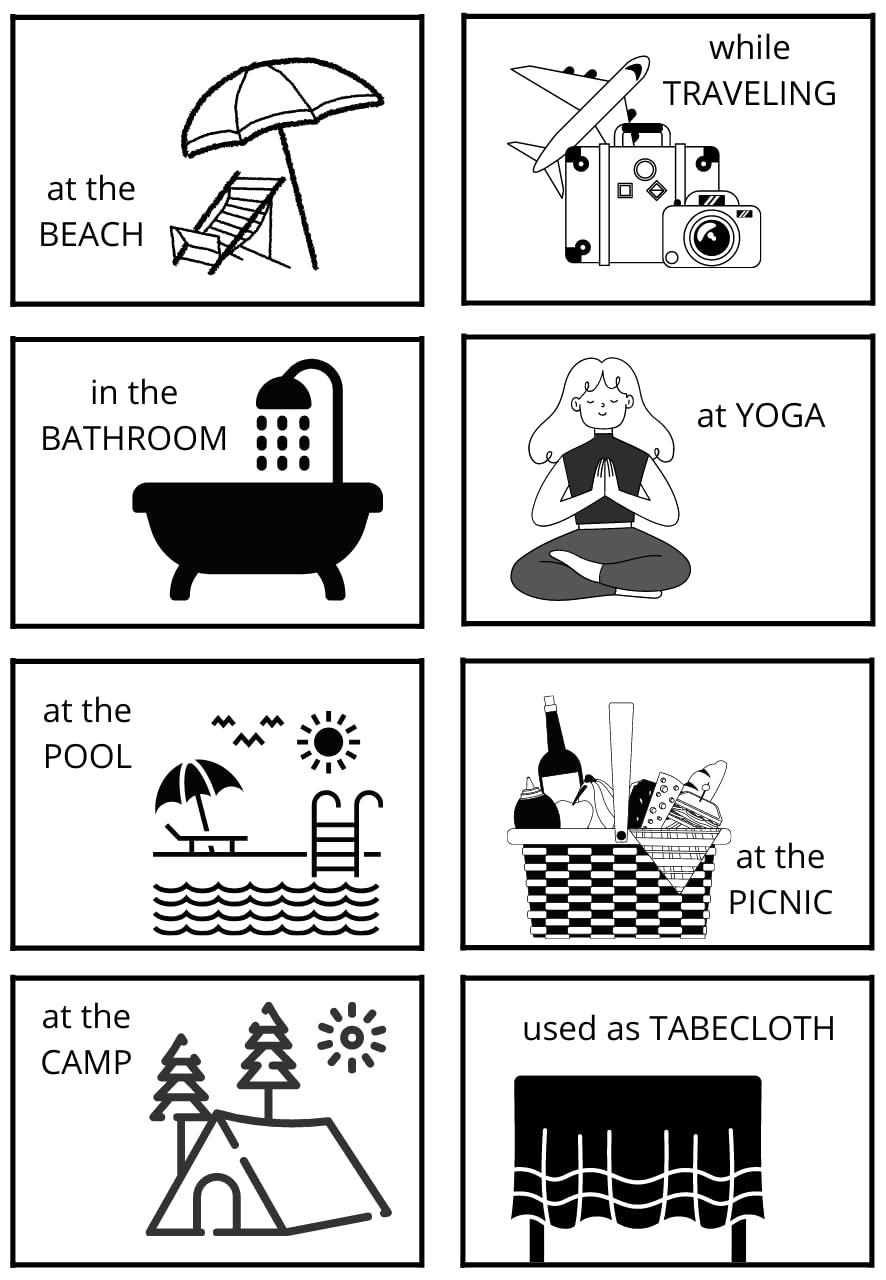 Turkish Beach Towel - 40x71 inch Oversized Sand Resistant Prewashed Turkish Towel - 100% Turkish Cotton Quick Drying, Compact, Lightweight Turkish Towel for Beach, Bath, Pool, Gym, Yoga