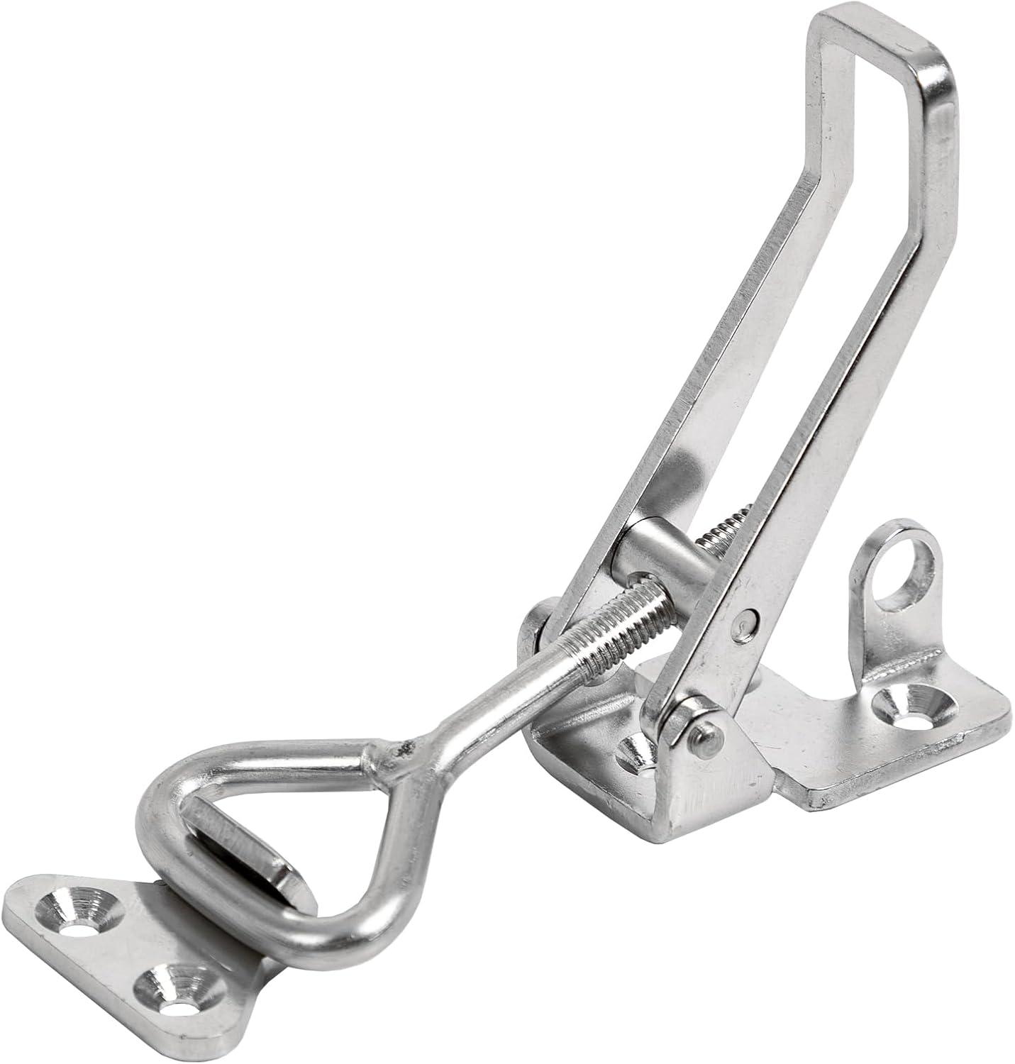 Heavy Duty Stainless Steel Adjustable-Grip Cabinet Draw Latch