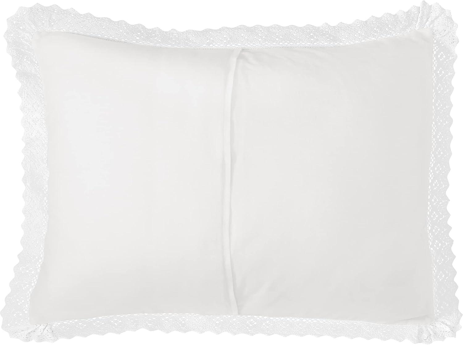 Laura Ashley Laura Ashley Heirloom Crochet Cotton Reversible Quilt Set