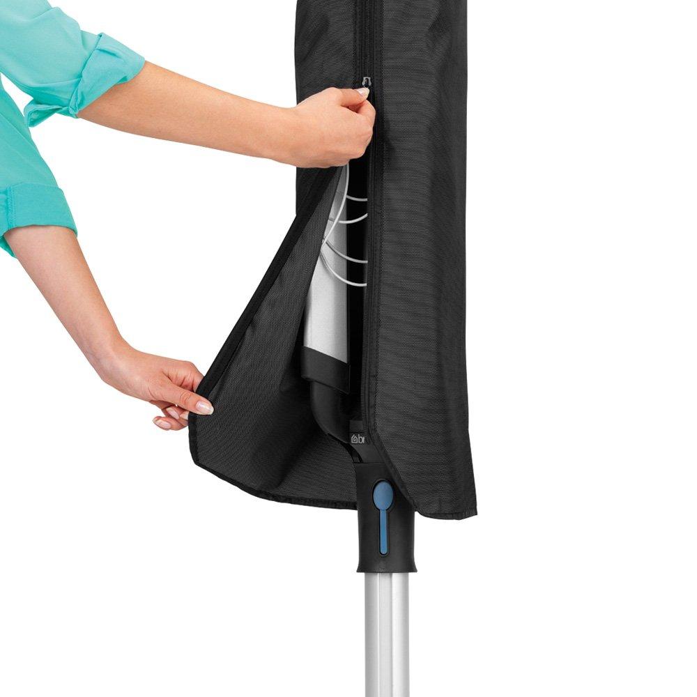 Brabantia Brabantia Lift-O-Matic Advance Outdoor Clothesline with Metal Ground Spike, Protective Cover and Peg Bag