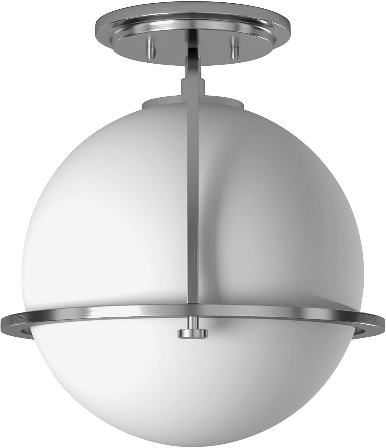 McCormick Hand Blown Glass Semi Flush Mount