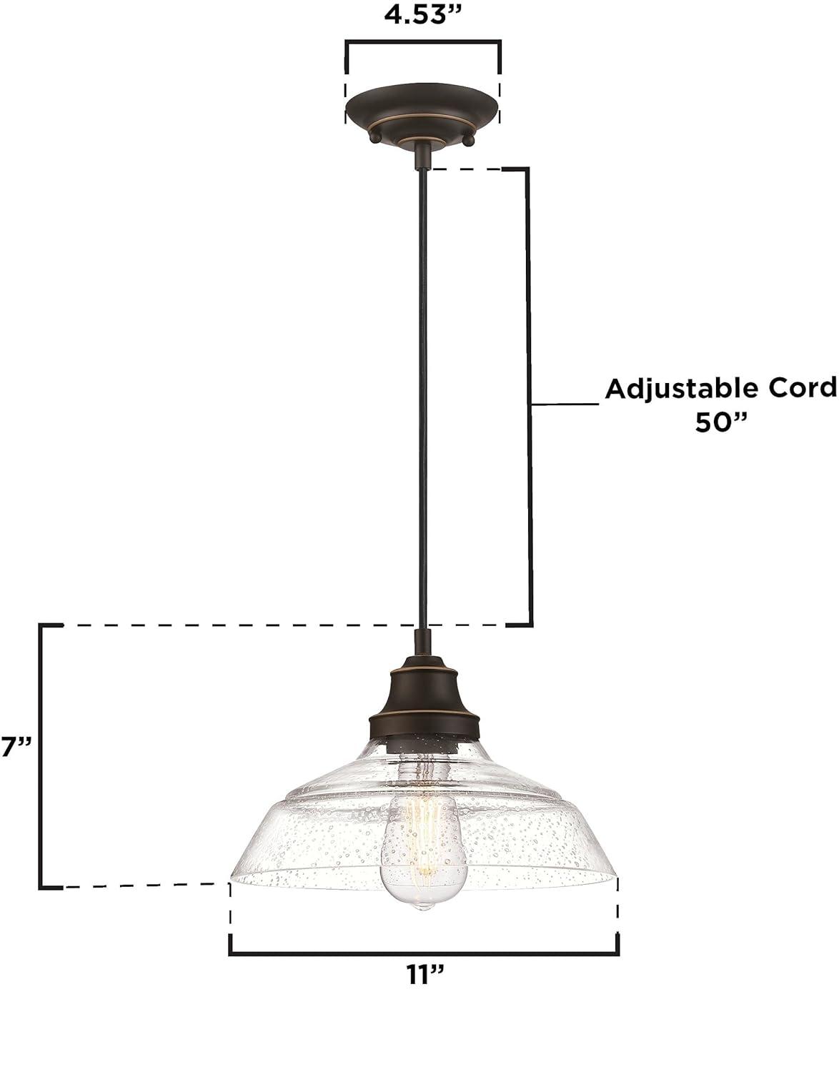 Westinghouse Lighting Iron Hill 1 - Light Single Pendant