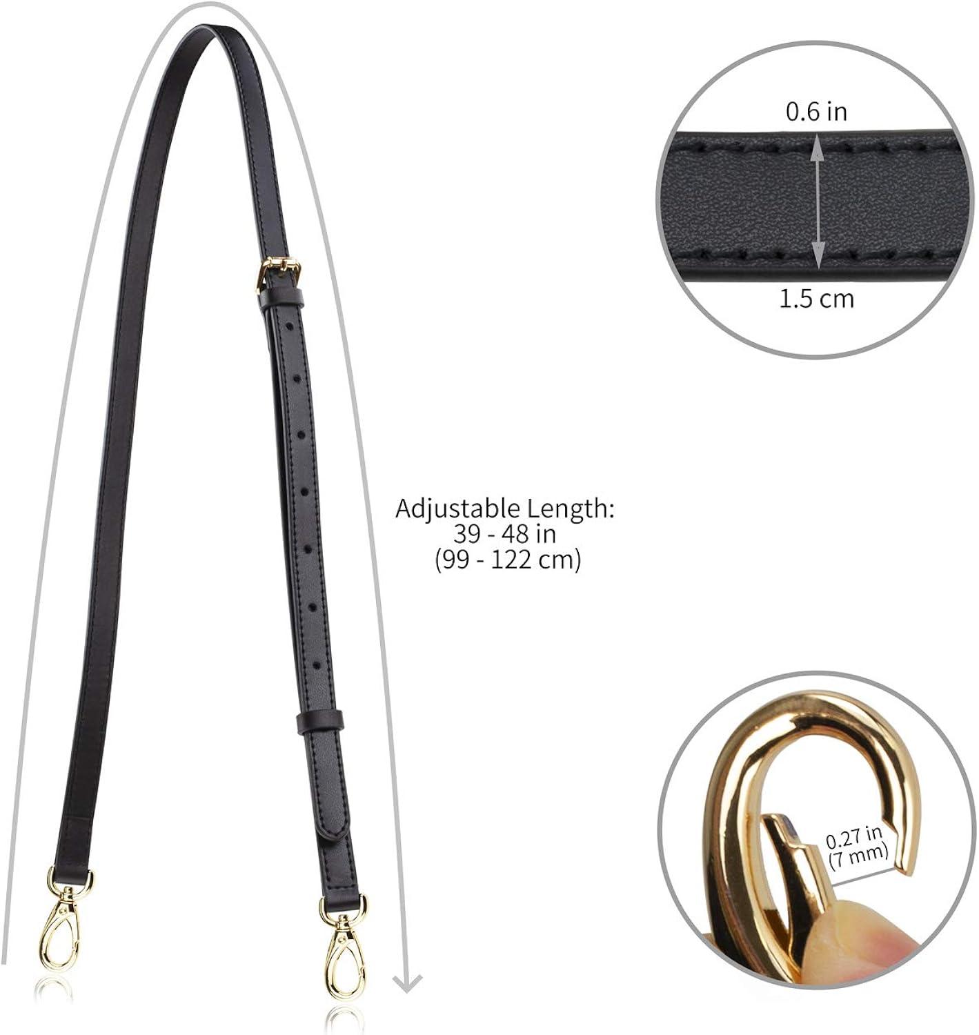 CHUNTIAN Leather Replacement Adjustable Shoulder Strap for Handbag Replacement Bag Strap