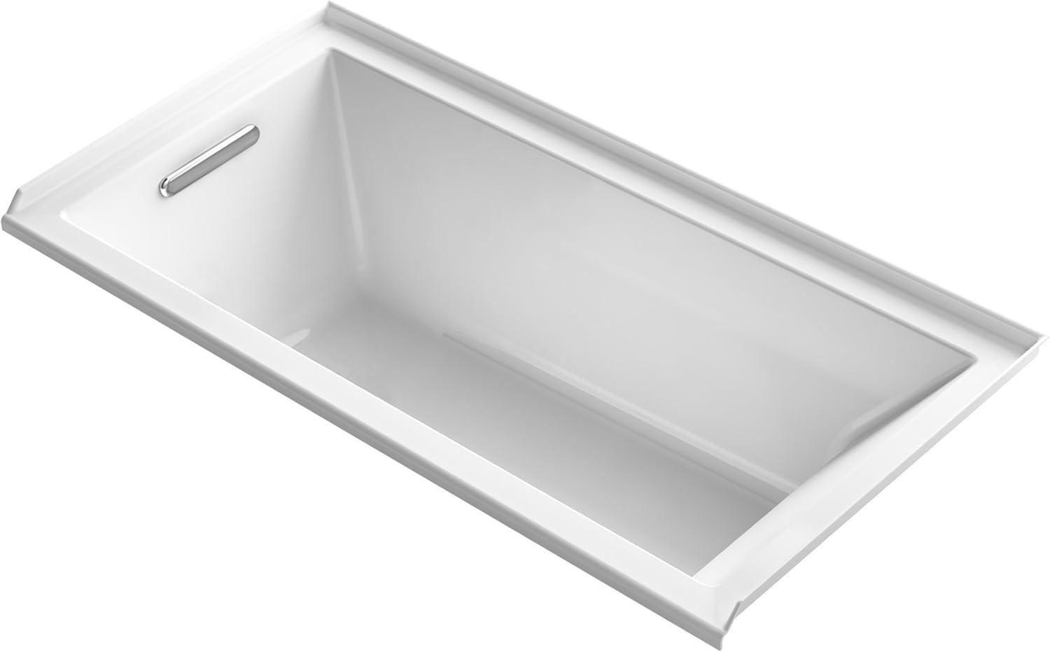 Underscore 60" x 30" Drop In Soaking Acrylic Bathtub