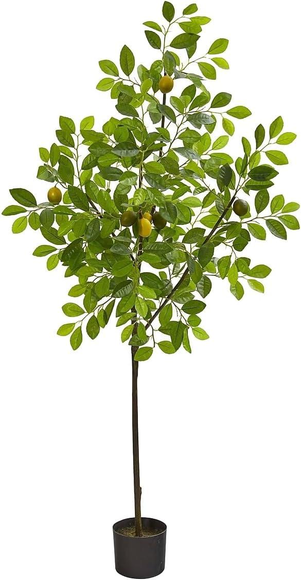 Nearly Natural 61-in Lemon Artificial Tree