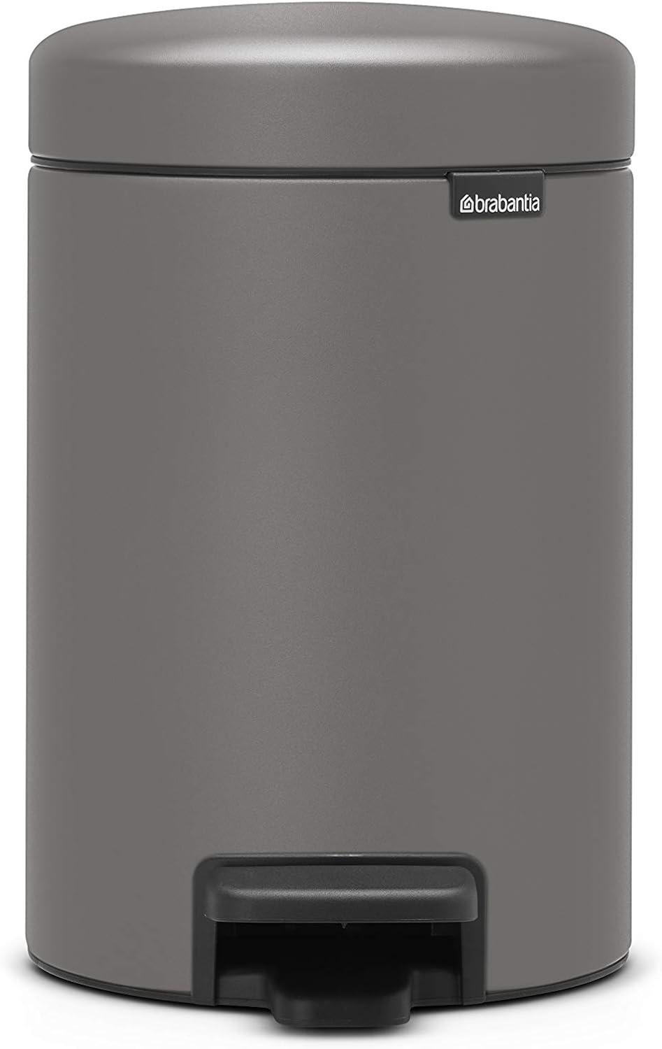 Brabantia NewIcon Step On Trash Can, 0.8 Gallon (3 Liter)