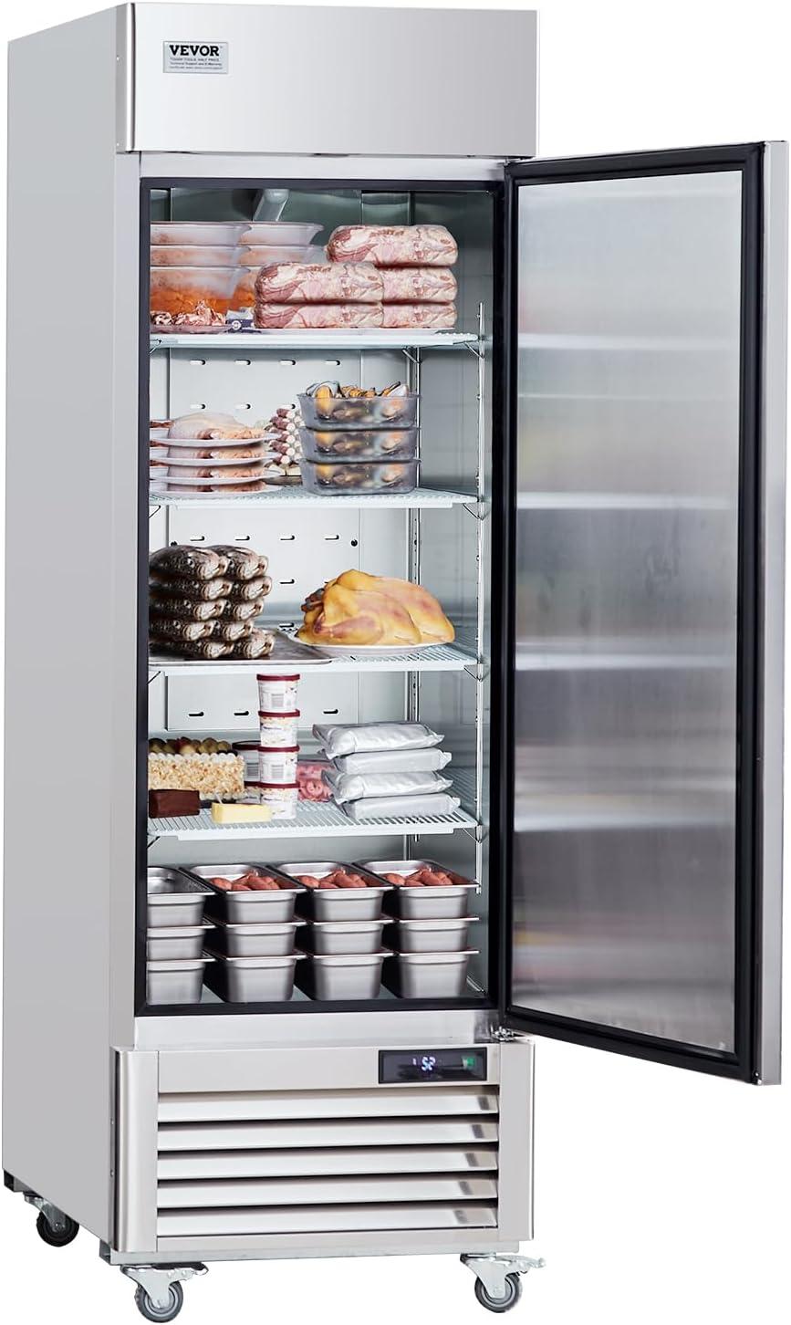 VEVOR 19.32 Cubic Feet Reach-In Freezer - 26.9''