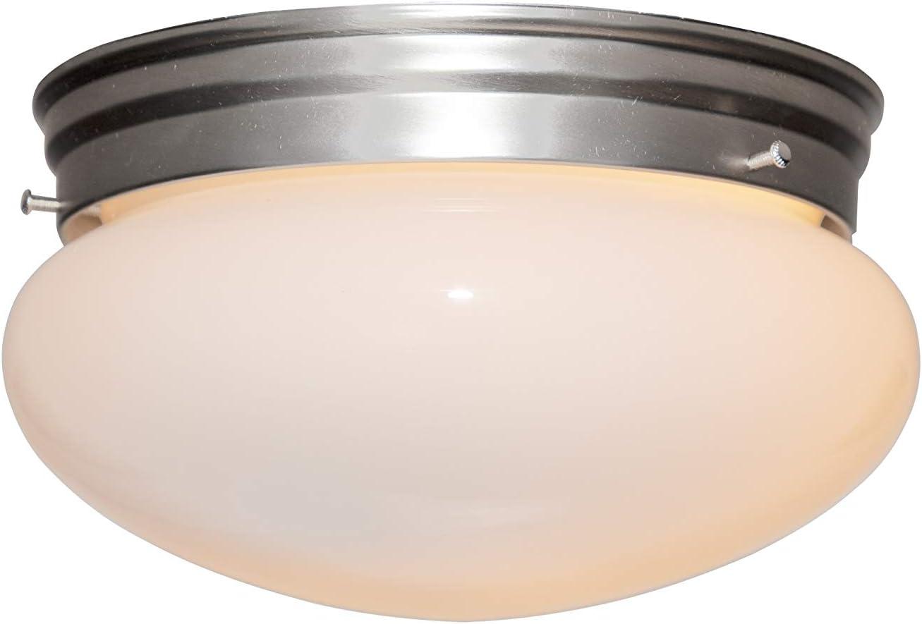 Designers Fountain 4732-PW Basic 9" Flushmount Pewter Finish Light Fixture