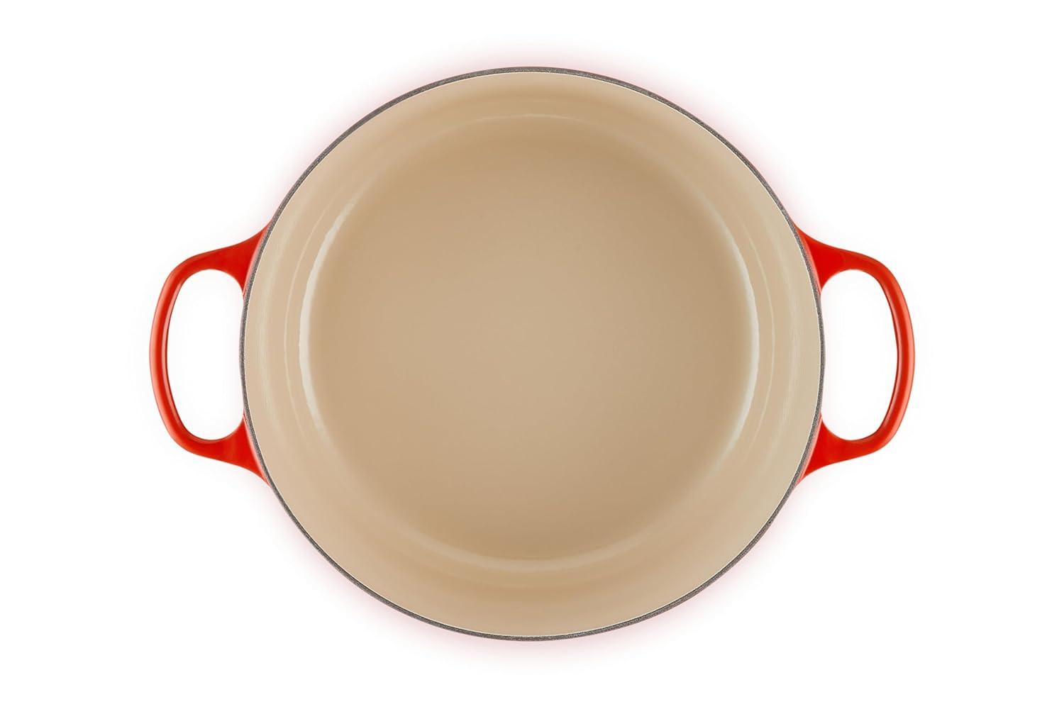 Le Creuset Enameled Cast Iron Signature Round Dutch Oven, 9 qt., Cerise