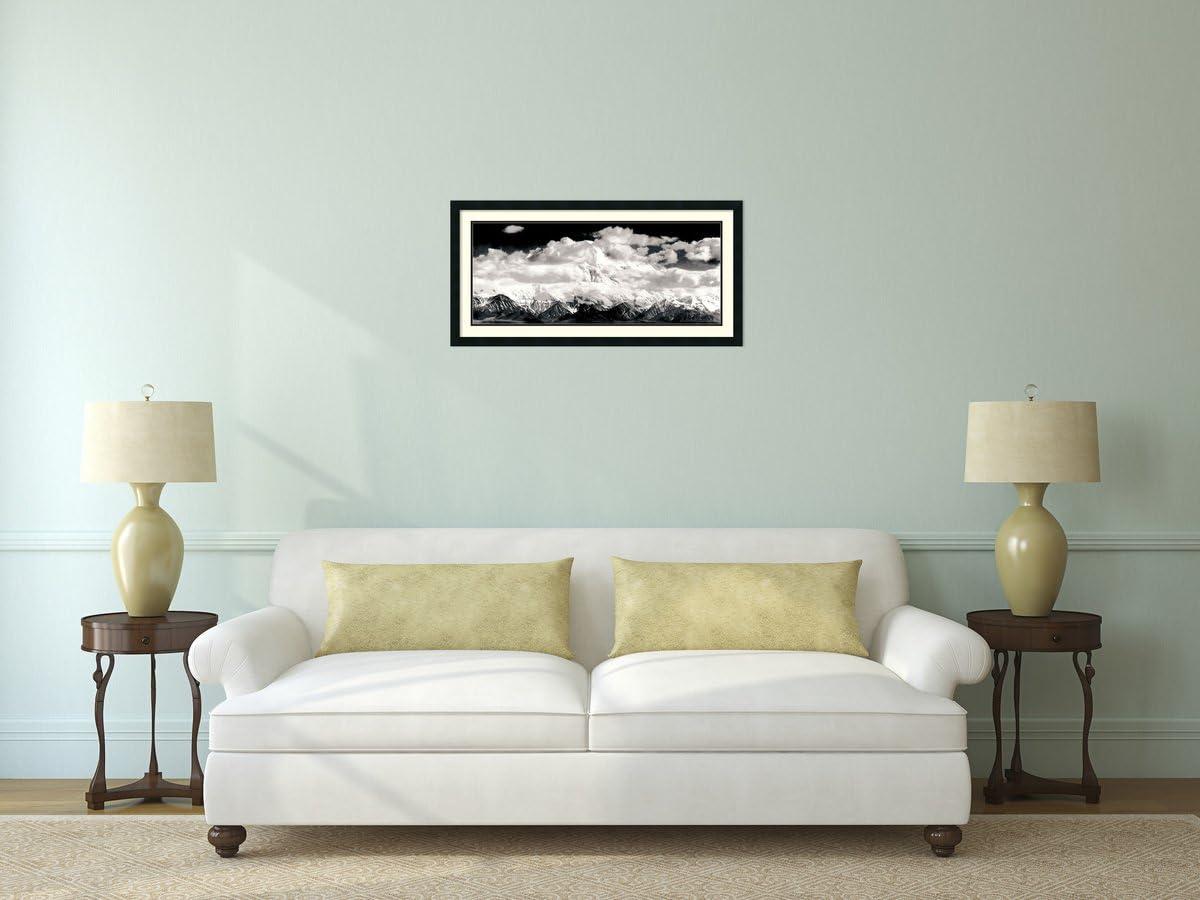 Amanti Art Dsw01252 19-5/8" X 39" "Mount Mckinley Range, Clouds, Denali National Park,