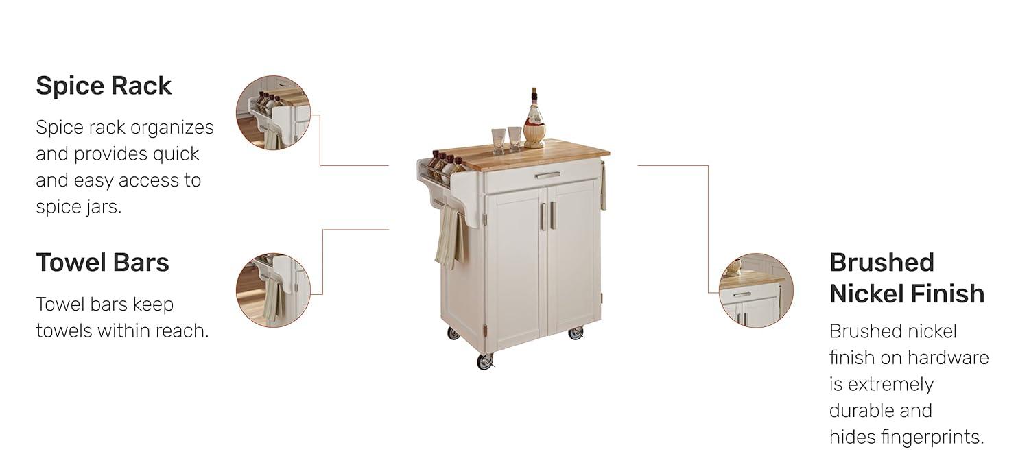 Cuisine Kitchen Carts And Islands White Base - Home Styles