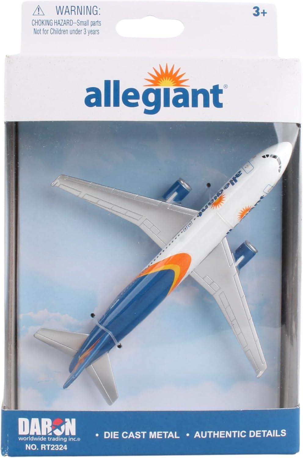 Diecast Metal Aircraft Toy Commercial Airplane - Allegiant Airlines