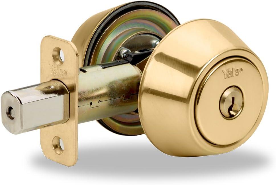 Polished Brass Double Cylinder Residential Deadbolt