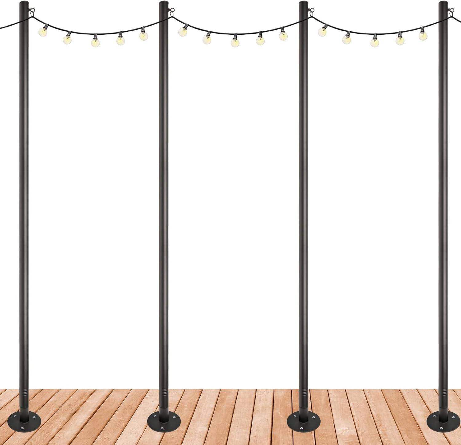 Excello Global Products Poles Lighting Kit EGP-LP-V2-4-DK