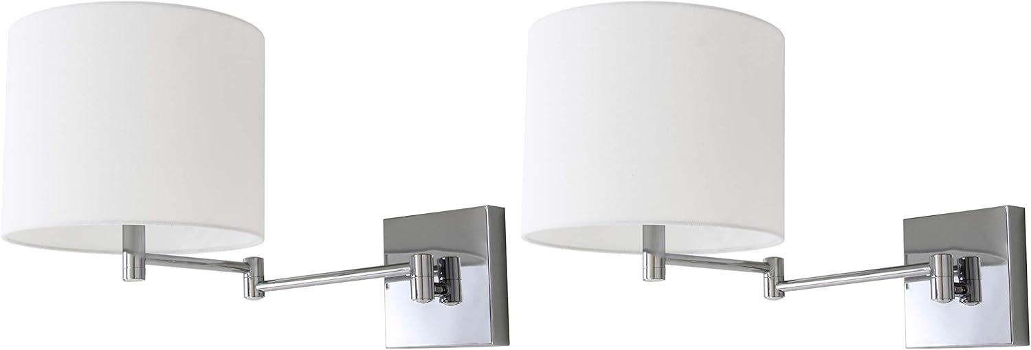Lillian Wall Sconce (Set of 2) - LIT4408 - Chrome - Safavieh