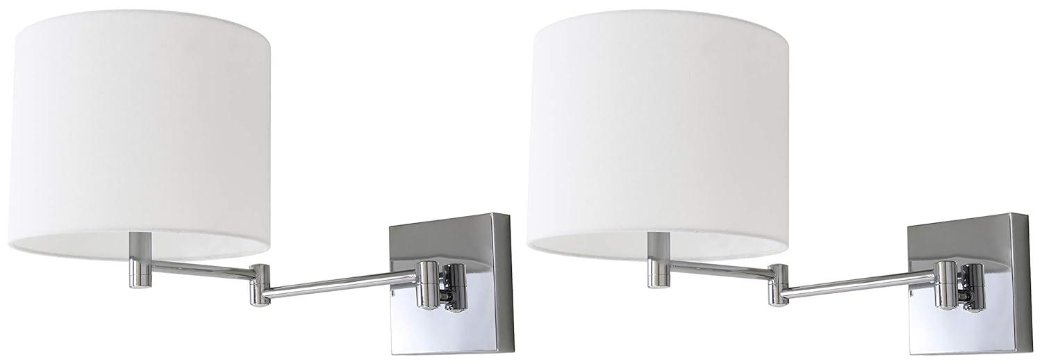 Lillian Wall Sconce (Set of 2) - LIT4408 - Chrome - Safavieh