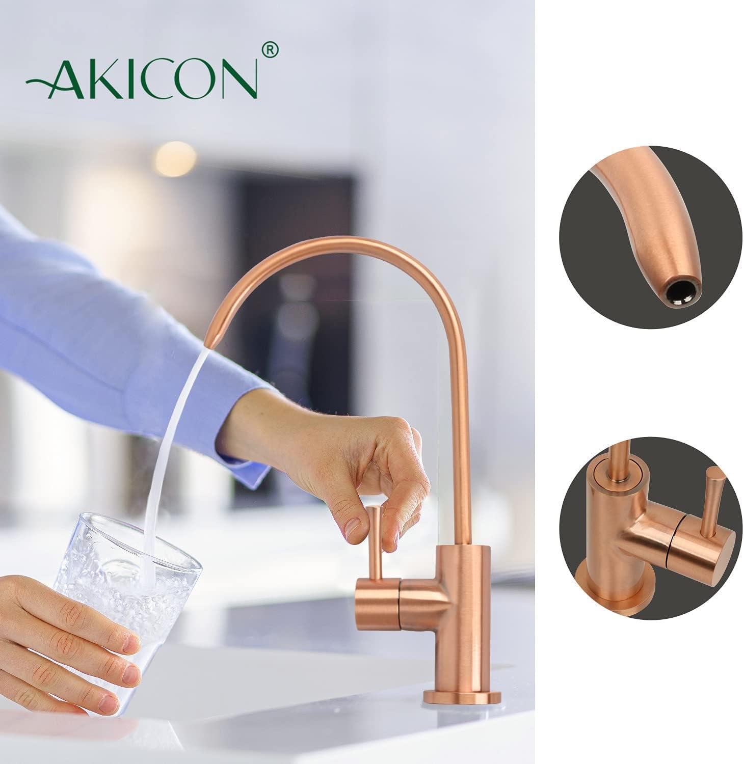 Copper Kitchen Water Filter Faucet Fits Most Reverse Osmosis Units