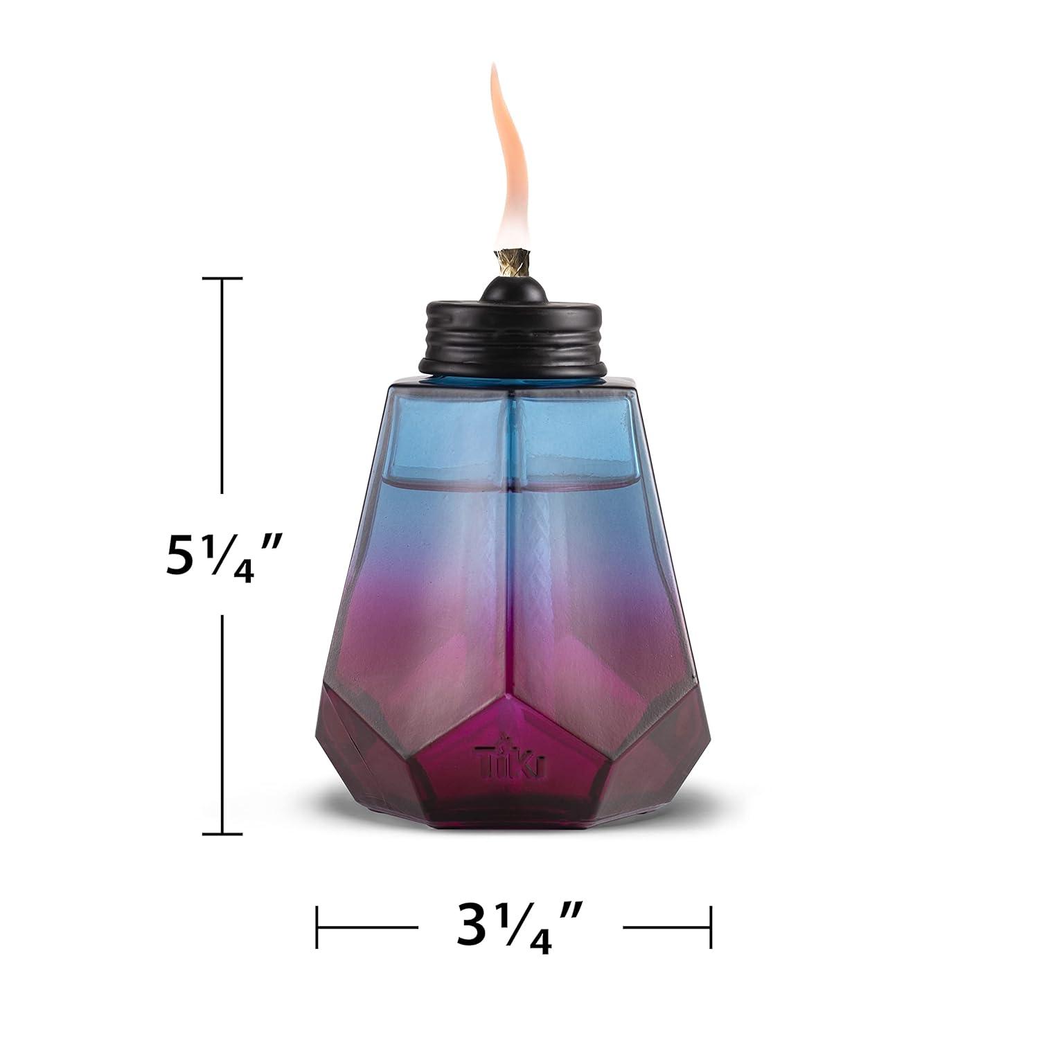 TIKI Brand TIKI® Brand 5.25 Inch Table Torch Ombre Royal (Set of 3)