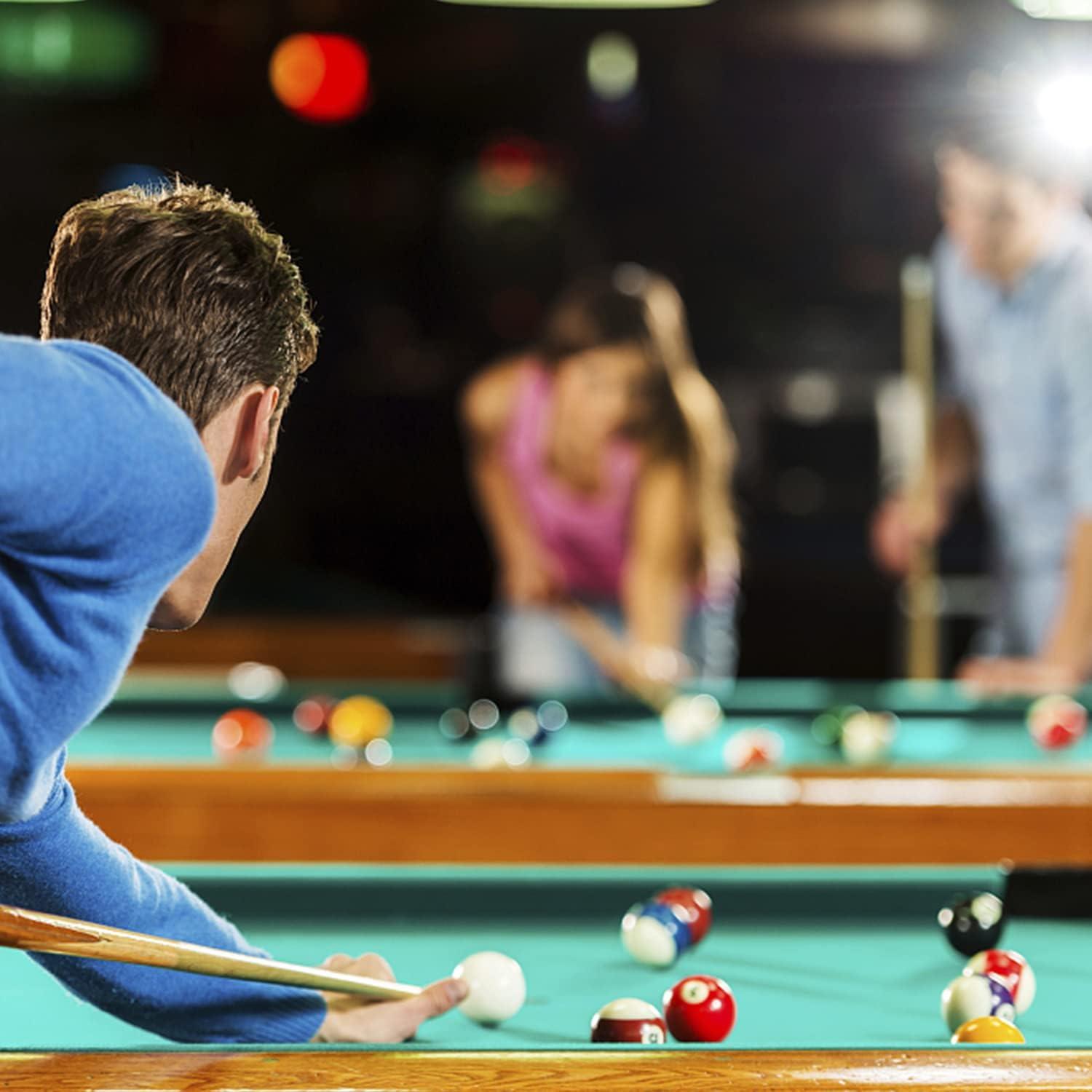 GSE Professional Billiards Pool Balls Set – 2-1/4" Regulation Size, Standard 16 Pool Balls, Art Numbered Design