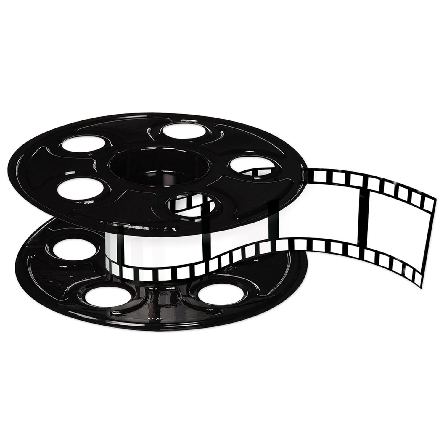Beistle Movie Reel w/Filmstrip Centerpiece, 9", (1/Pkg) Multicolored