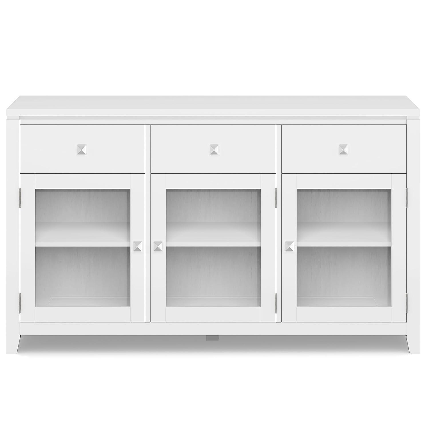 Simpli Home Cosmopolitan 54" SOLID WOOD Sideboard Buffet