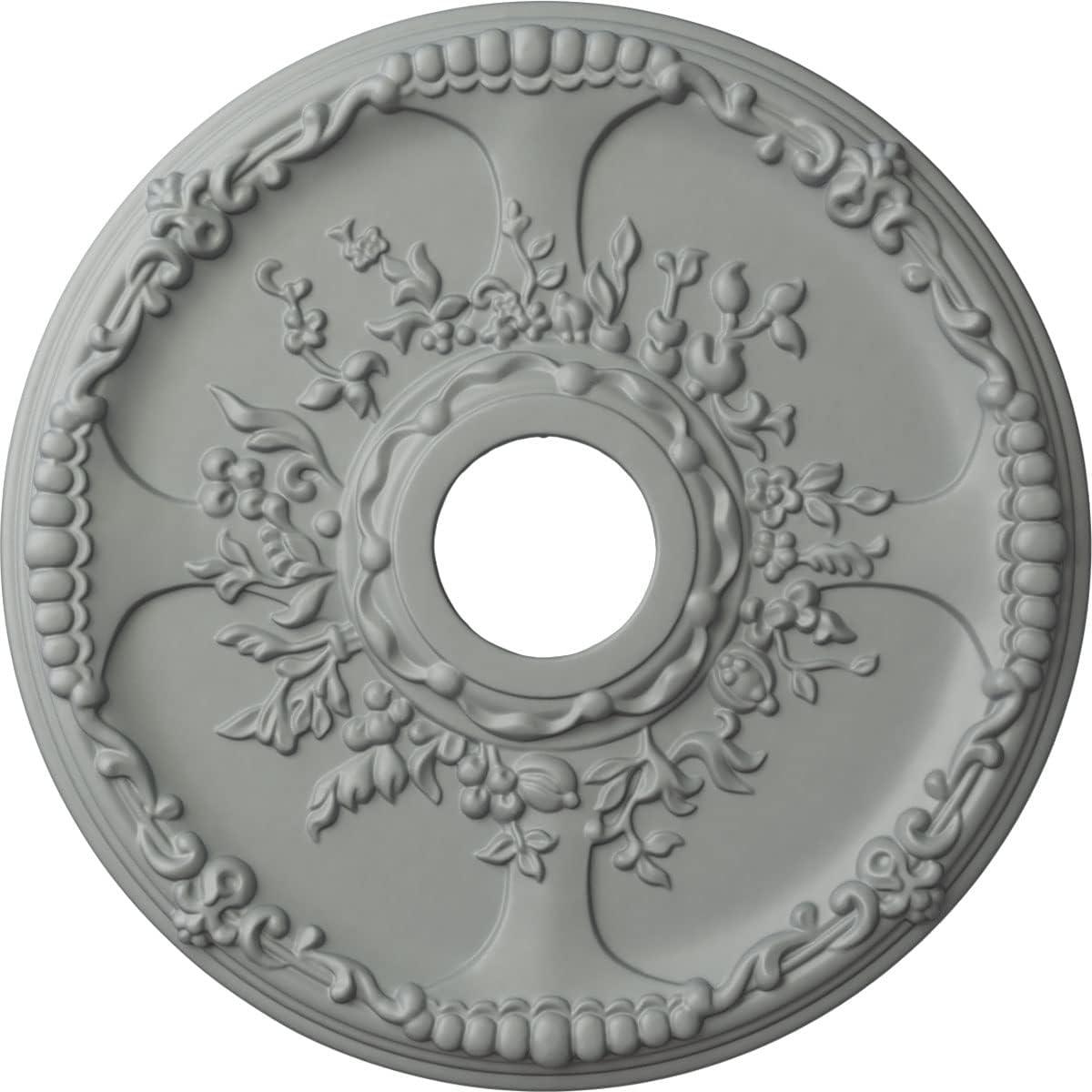 Ekena Millwork 18"OD x 3 1/2"ID x 1 3/8"P Antioch Ceiling Medallion (Fits Canopies up to 3 1/2")