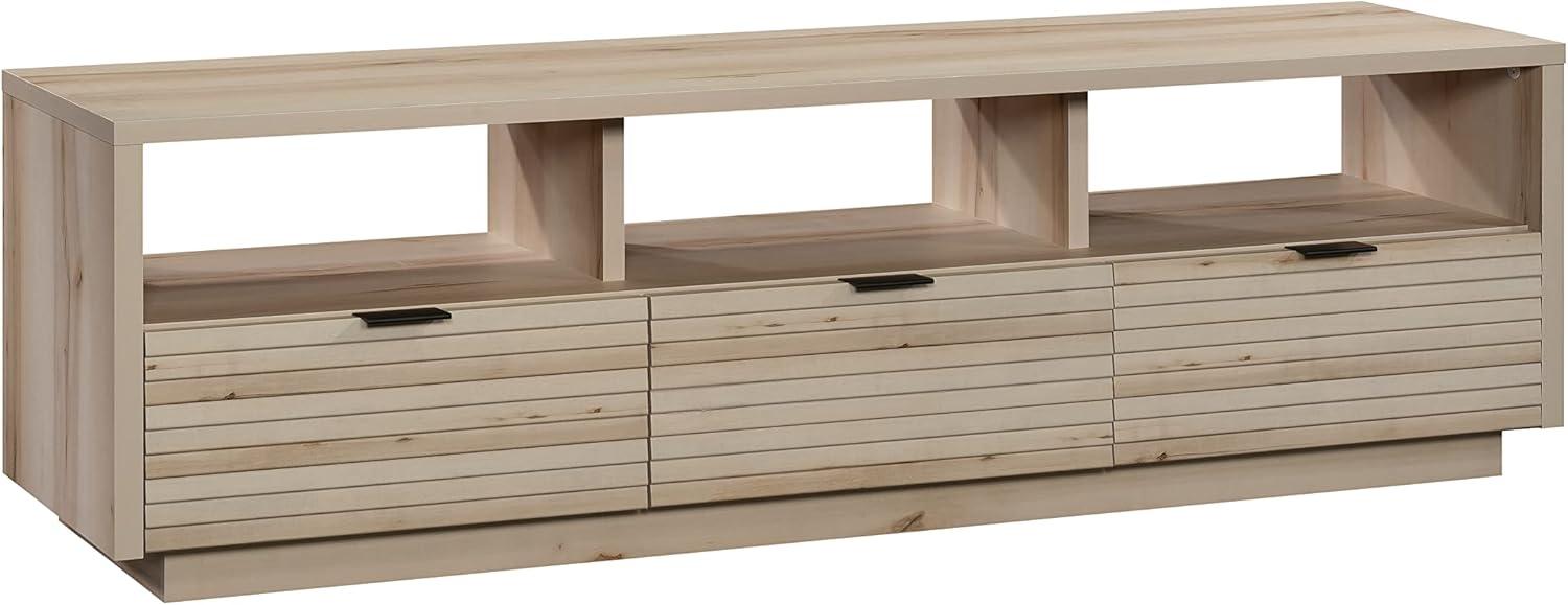 Pacific Maple Modern TV Credenza with Drawers for 70" TVs