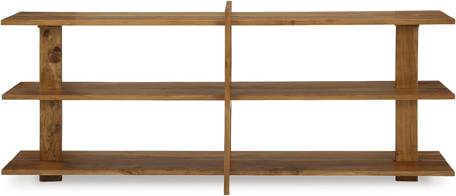 Signature Design by Ashley Fayemour Solid Wood Console Sofa Table, Brown