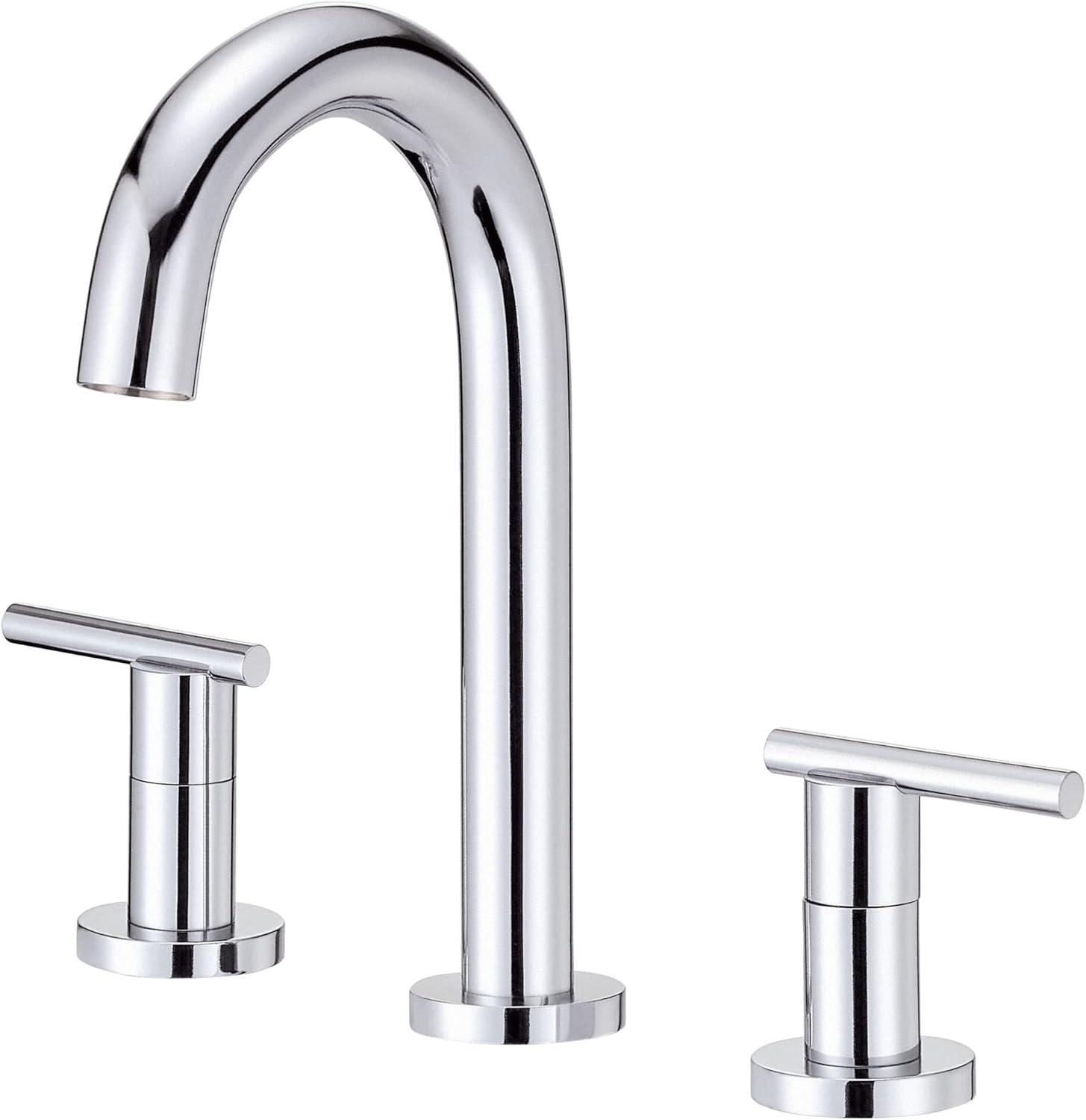Parma 2-Handle Widespread Bathroom Faucet with Metal Touch Down Drain