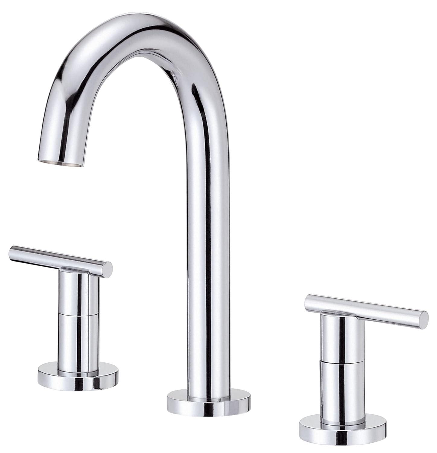 Parma 2-Handle Widespread Bathroom Faucet with Metal Touch Down Drain