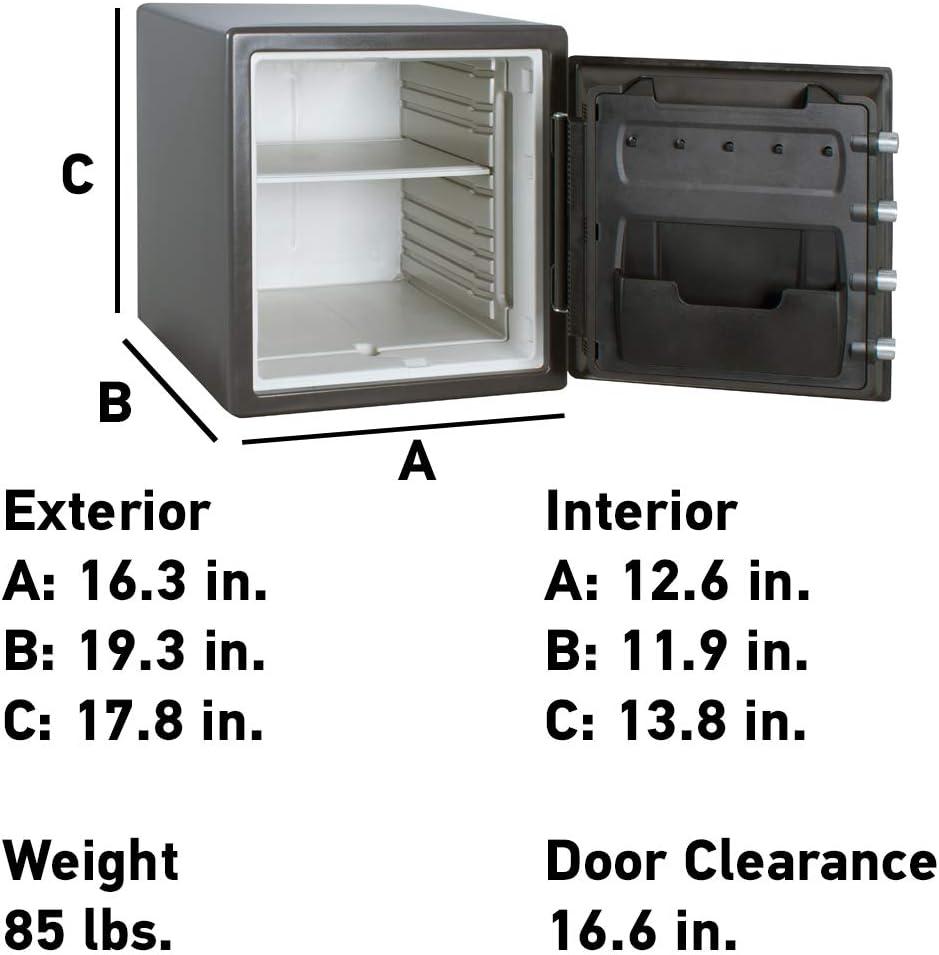 Sentry Safe SEN Fire-Safe with Digital Keypad Access, Gunmetal