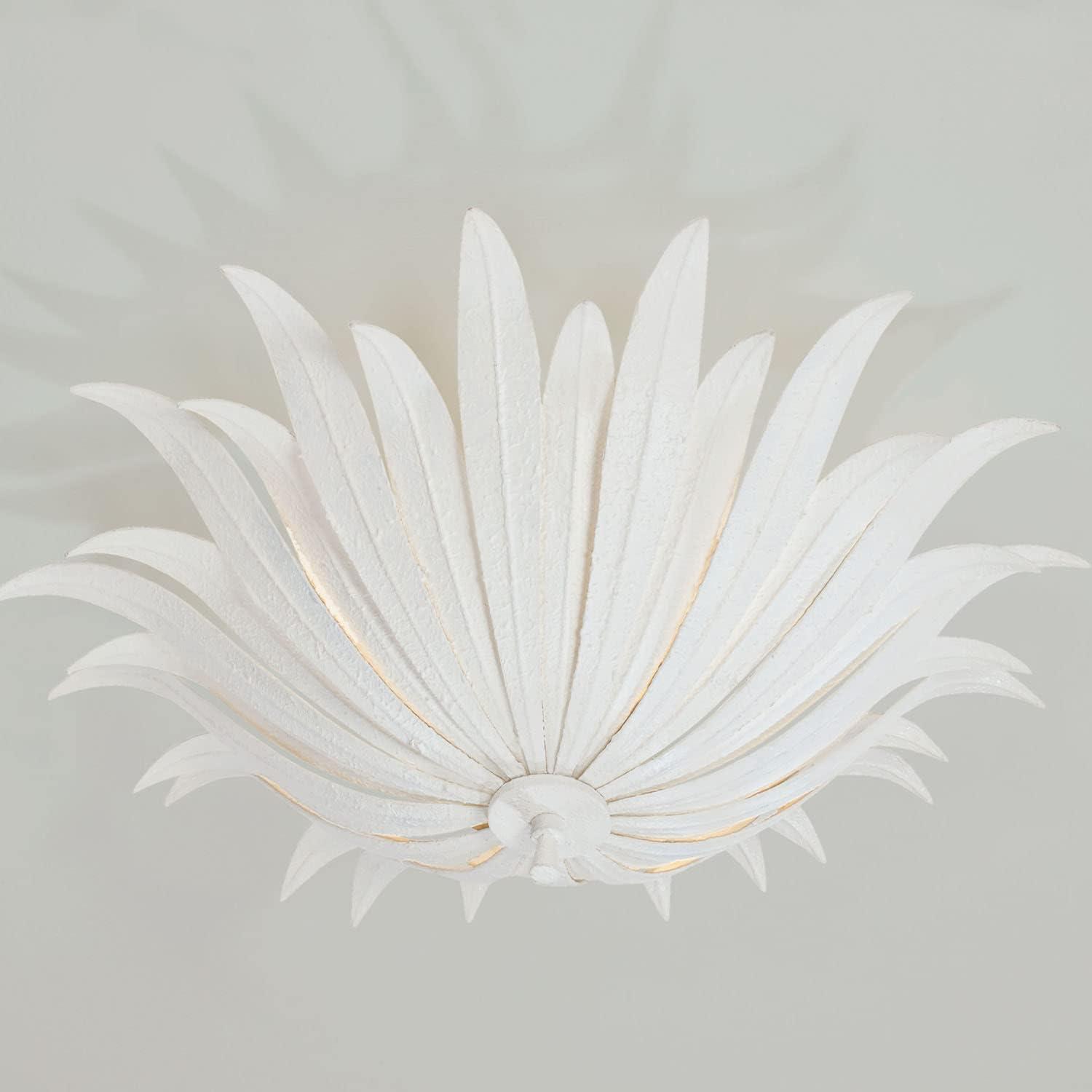 Capital Lighting Eden 3 - Light Semi-Flush Mount in Textured White