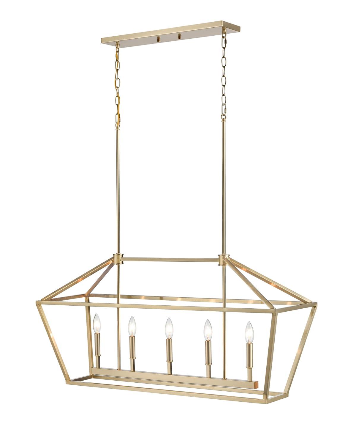 Millennium Lighting 5 - Light Pendant in  Modern Gold