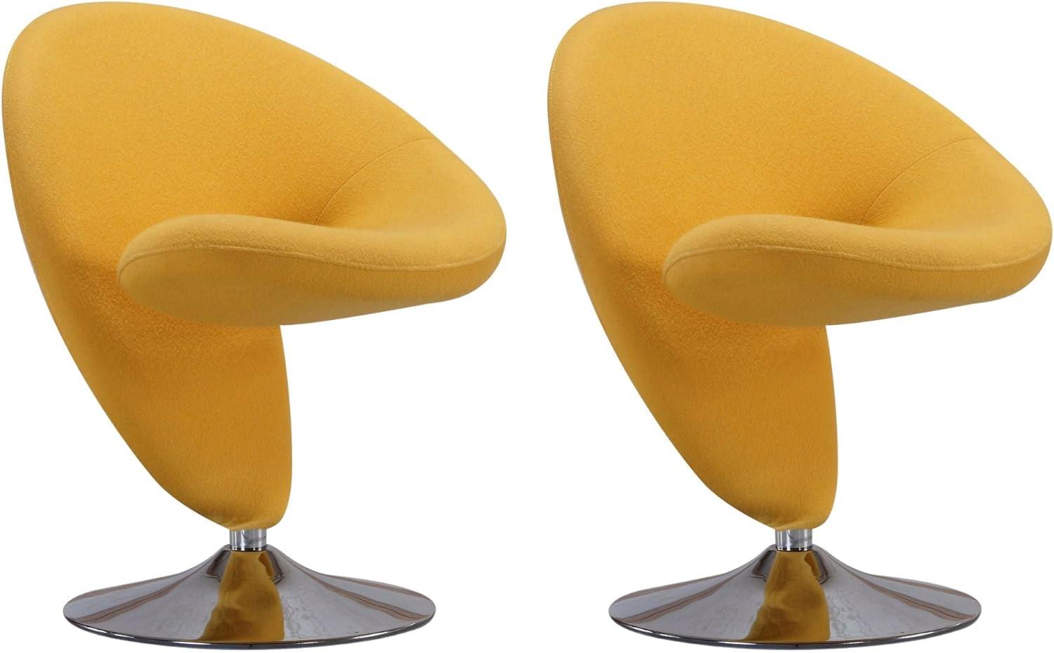 Chenyu Upholstered Swivel Accent Chair (Set of 2)