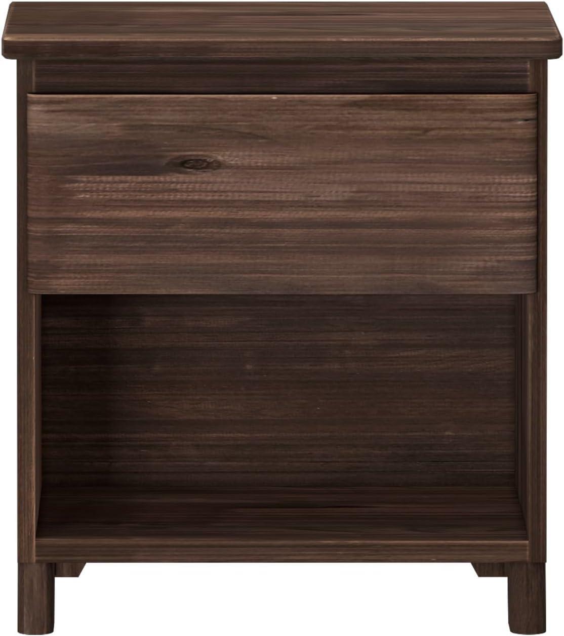 Kathryn 1 Drawer Solid Wood Nightstand