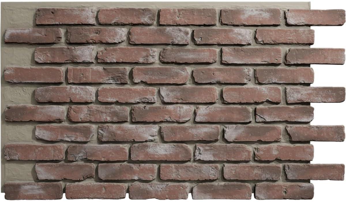 Ekena Millwork EverStone Aged Brick Faux Brick Panel