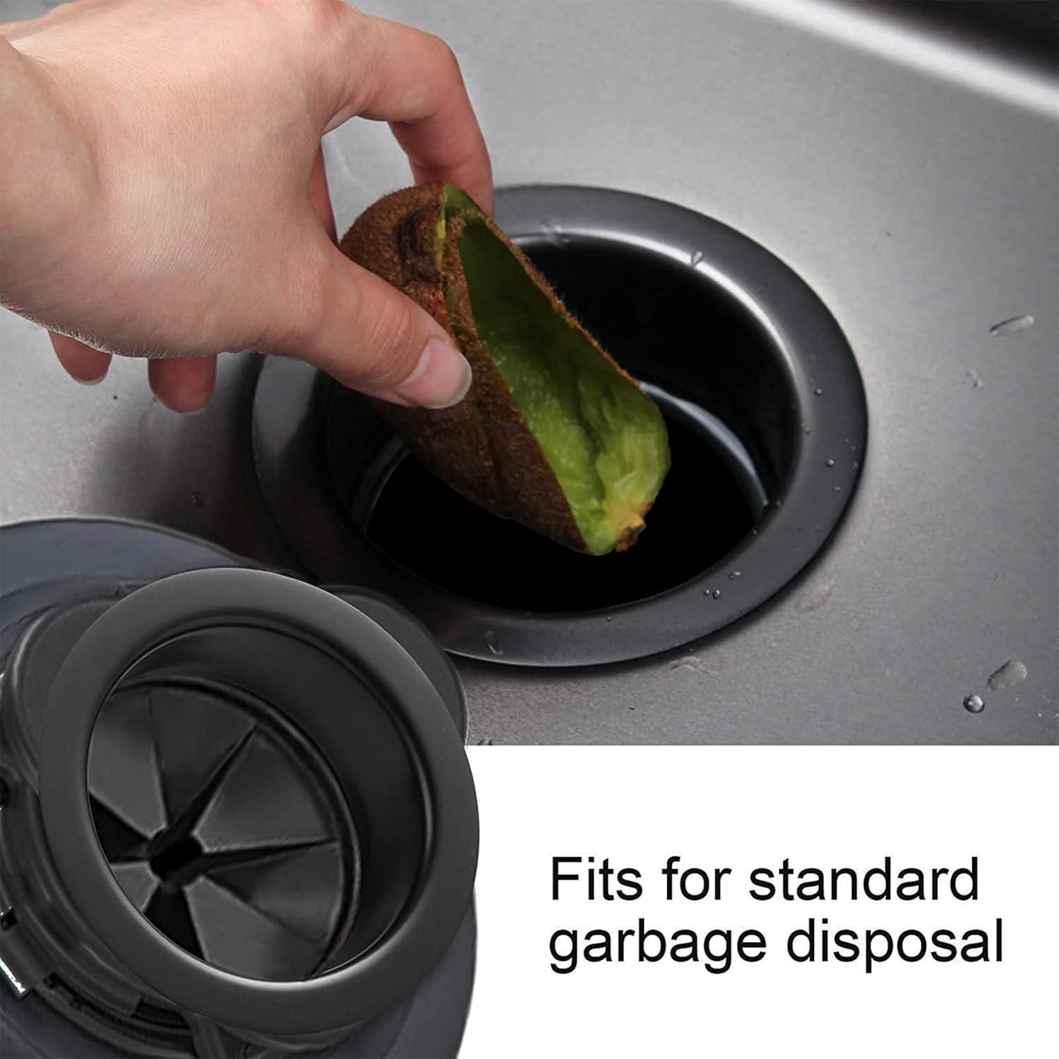 Black Stainless Steel Garbage Disposal Sink Flange and Stopper