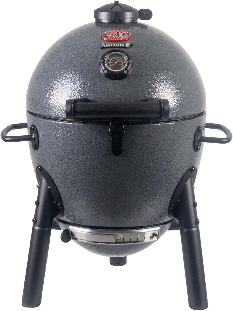 Char-Griller® AKORN® Jr. 14-inch Kamado Charcoal Grill in Gray