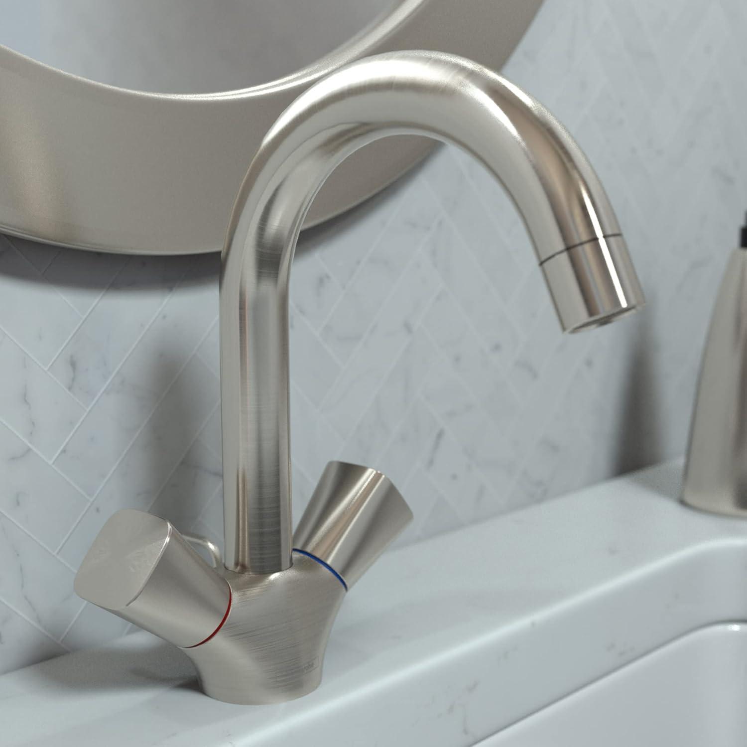 Logis Single Hole Bathroom Faucet with Drain Assembly