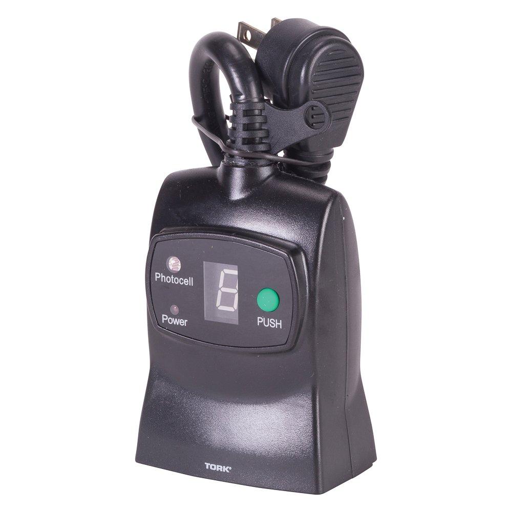 NSI Industries 654E Digital Timer With 2 Grounded Outlets-Outdoor