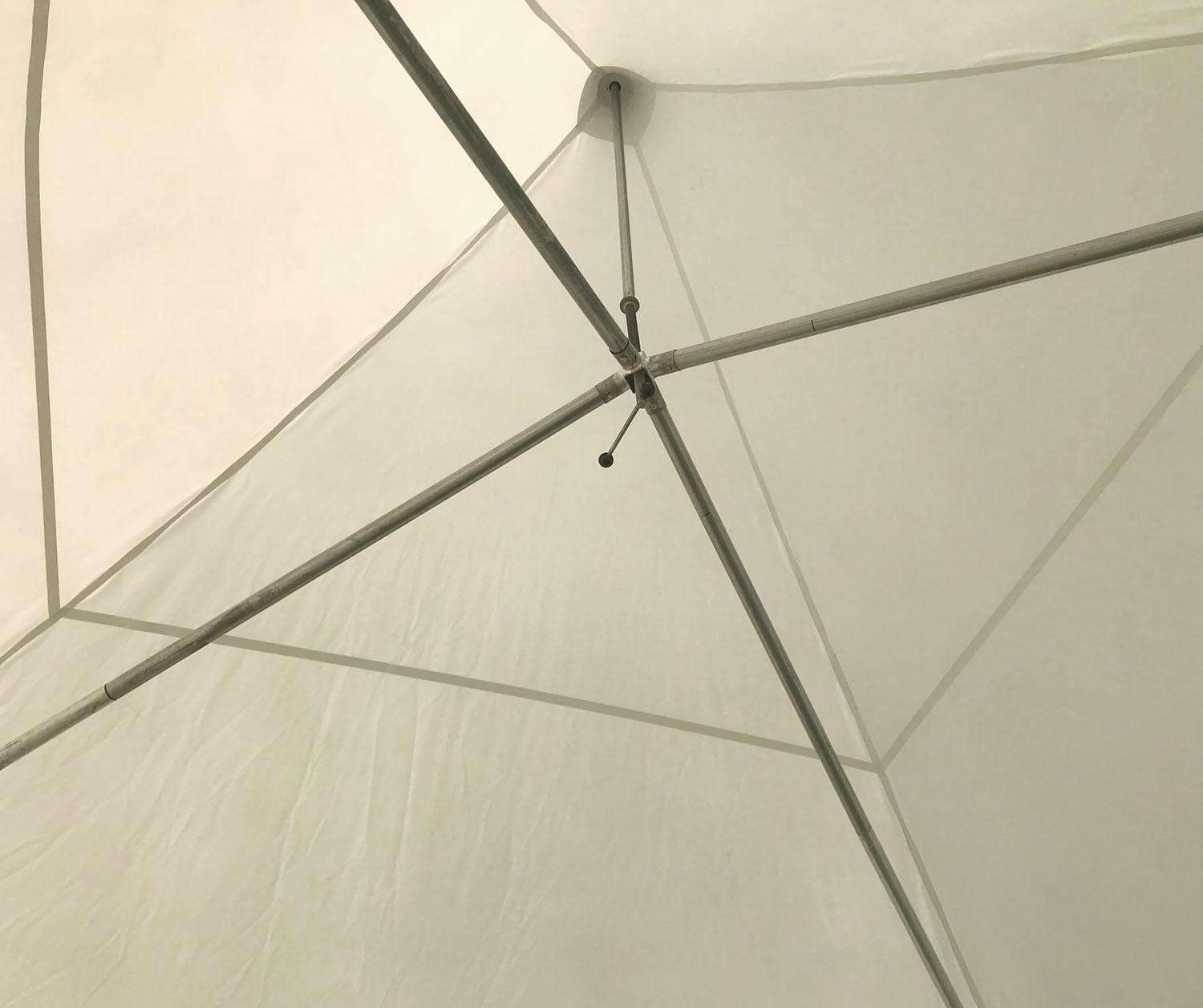 Party Tents Direct Weekender High Peak Frame Party Tent, White, 20 ft x 20 ft