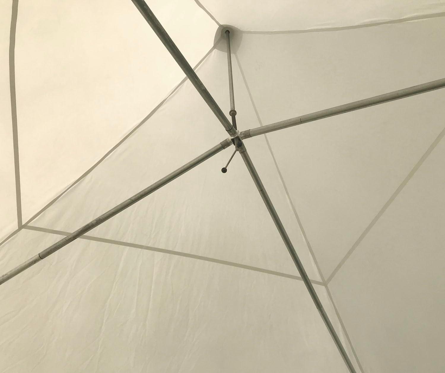 Party Tents Direct Weekender High Peak Frame Party Tent, White, 20 ft x 20 ft