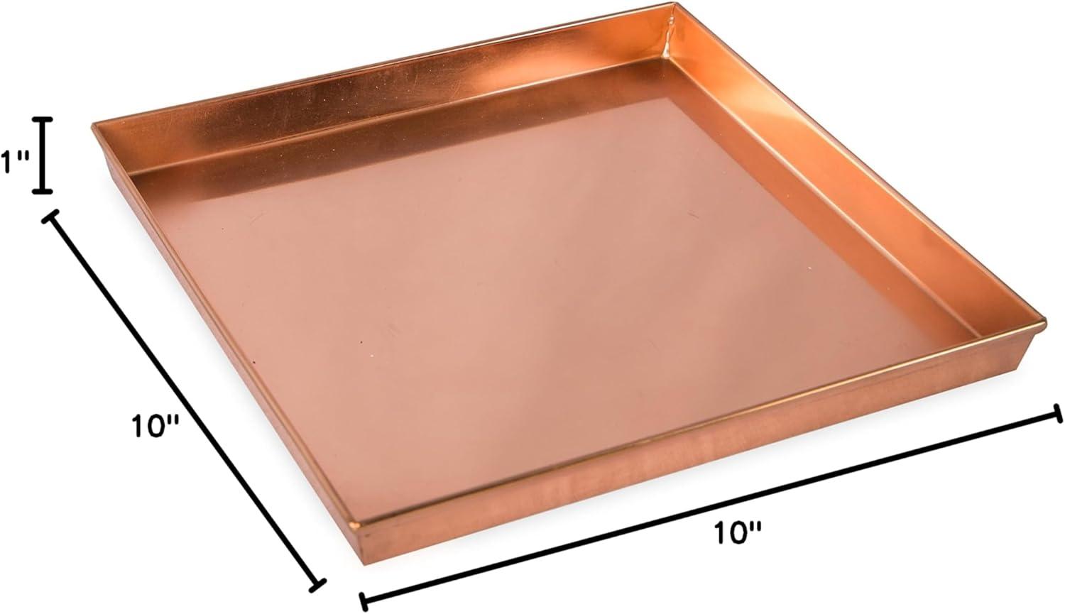 ACHLA Designs Square Copper Tray