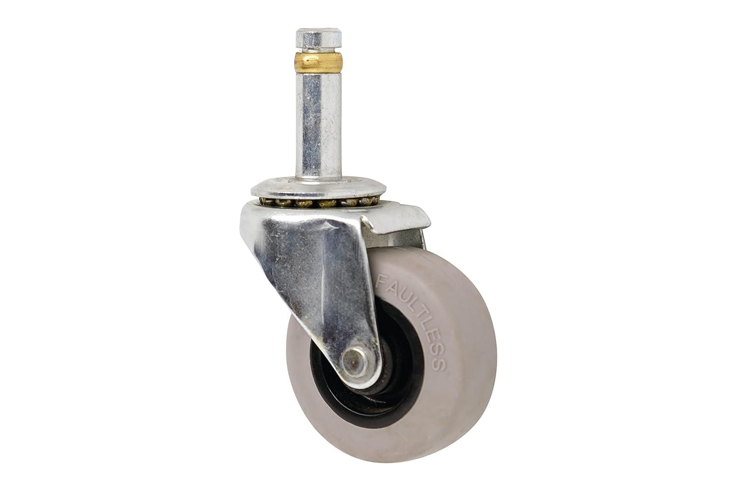 Shepherd 2-Inch Gray Thermoplastic Rubber Swivel Stem Caster