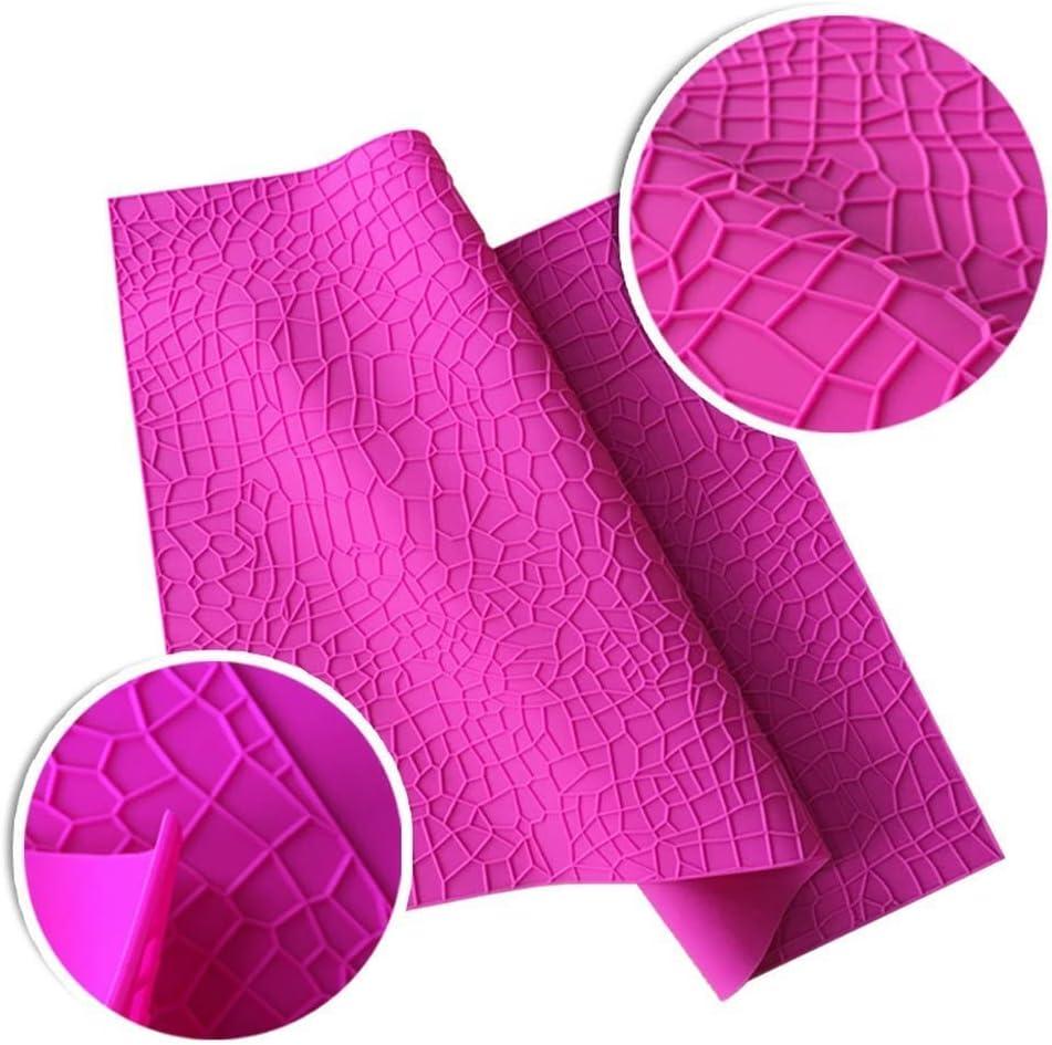 ART Kitchenware Large Size Crocodile Alligator Impression Mat Embossed Silicone Cake Lace Mat 23.6x 15.75" Fondant Cake Decorating Tools Gum Paste Molds Cake Molds Pastry Baking Tools BLM-26