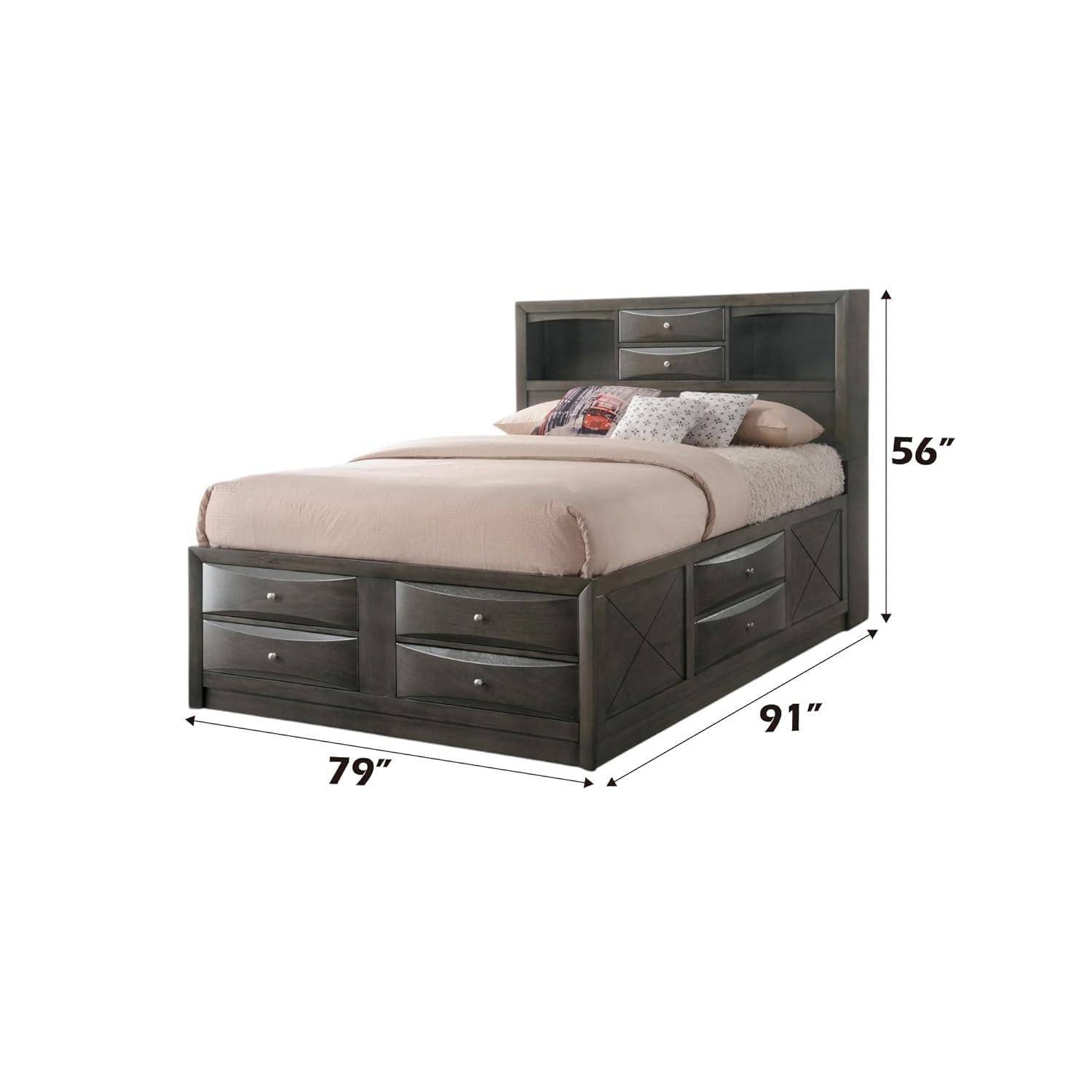 Wildon Home® Elyne Bookcase Storage Bed