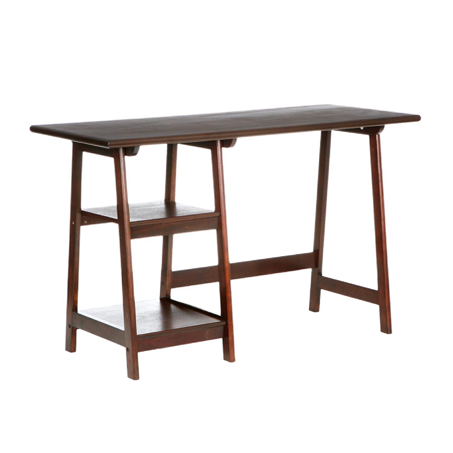 SEI Furniture Gavin Desk in Espresso