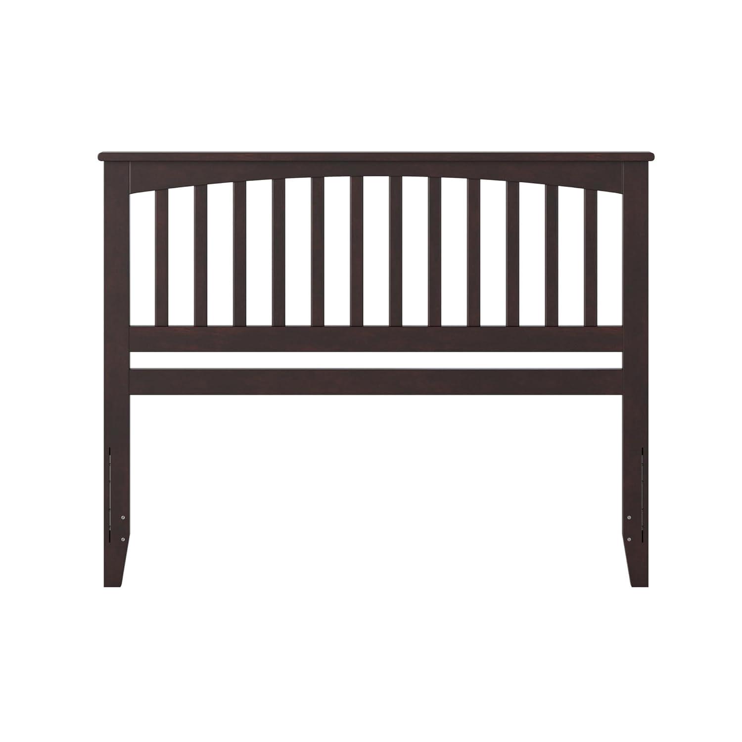 AFI Furnishings Mission Queen Headboard with Turbo Charger in Espresso