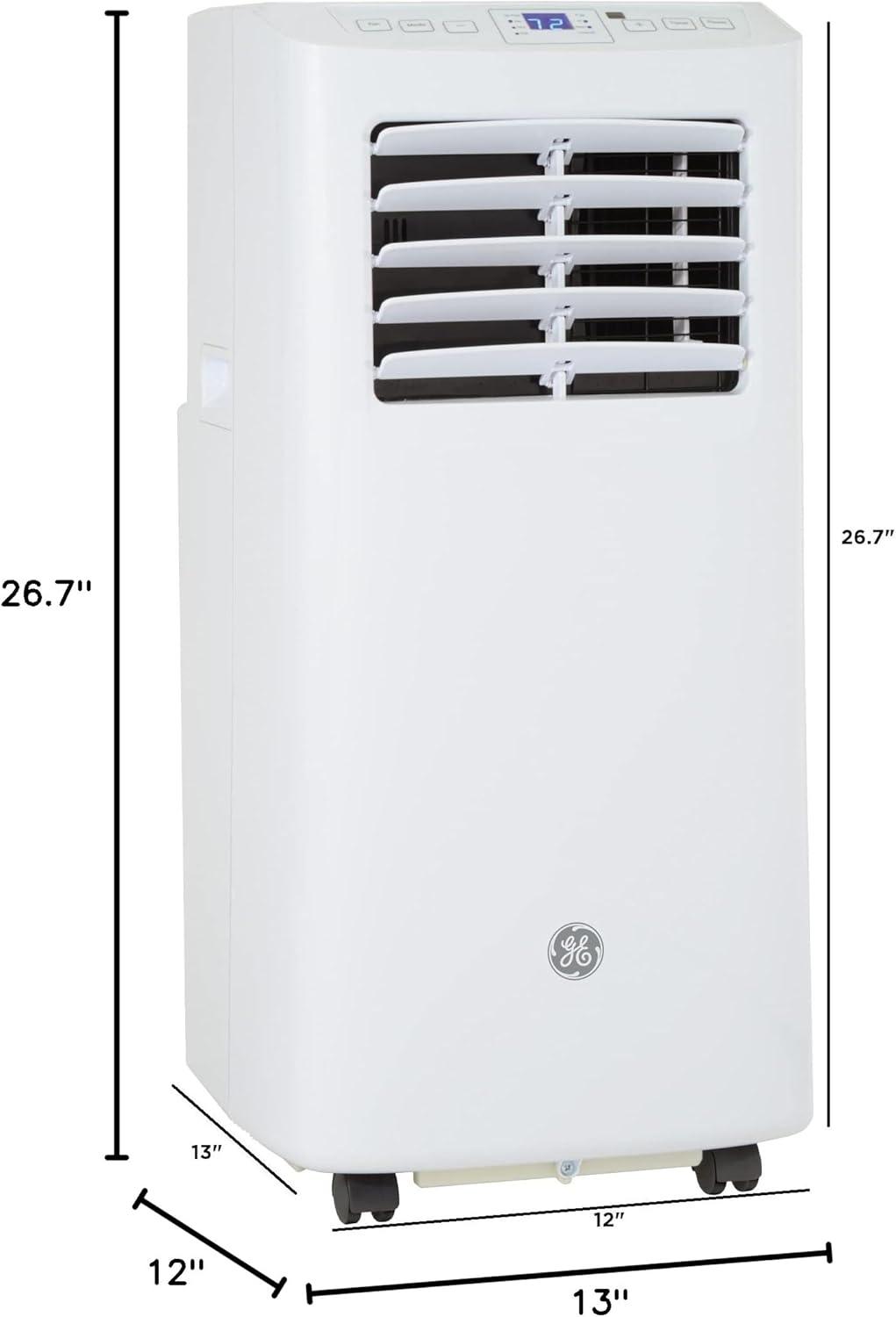 White 5,100 BTU Portable Air Conditioner with Remote and Dehumidifier