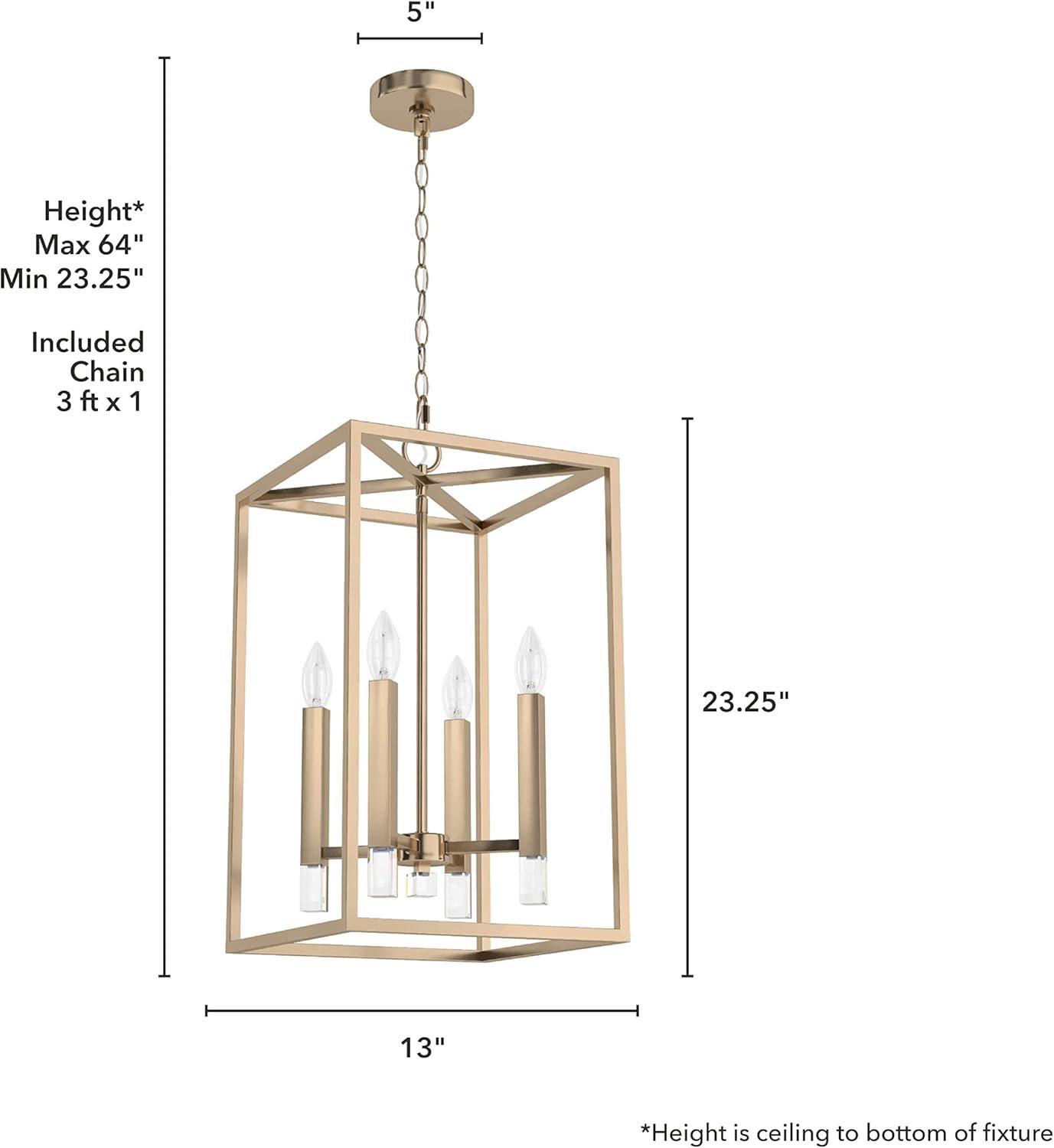 Hunter Sunjai 4 Light Pendant 13 Inch Ceiling Light Fixture